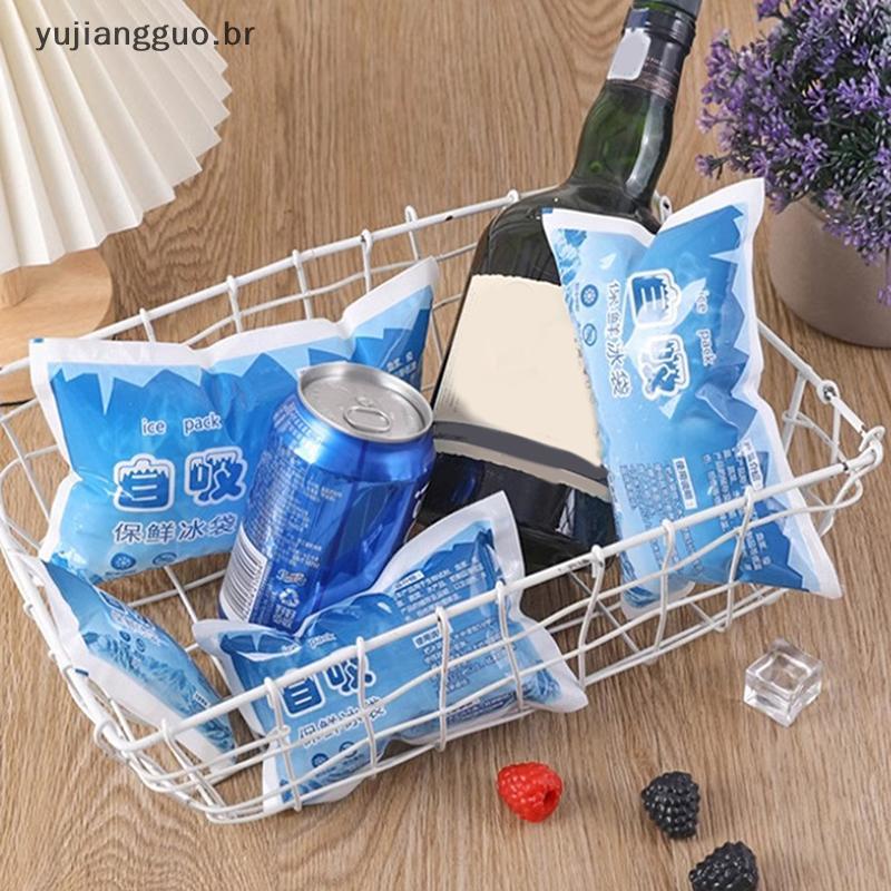 # Novo 1 Peça Saco De Gelo Reutilizável Autoescorvante Térmico Dor Fria Bebidas Refrigerar Piquenique Comida Manter Fres