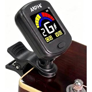 Afinador Recarregável de Encaixe para Guitarra, Ukulele, Violino - Afinador Cromático para Baixo, Banjo, Mandolim etc. -