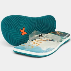 Chinelo Kenner Summer Floater Masculino - Verde Água e Branco