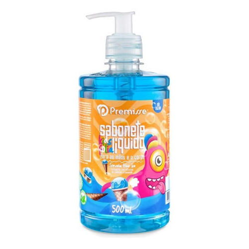 Sabonete Líquido Kids Sorvete Blue Ice 500ml - Premisse