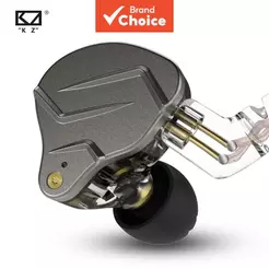 KZ ZSN PRO 1BA + 1DD Fones De Ouvido Tecnologia Híbrida HiFi Metal In-Ear Bass Esportivos Com Cancelamento De Ruído ZS10