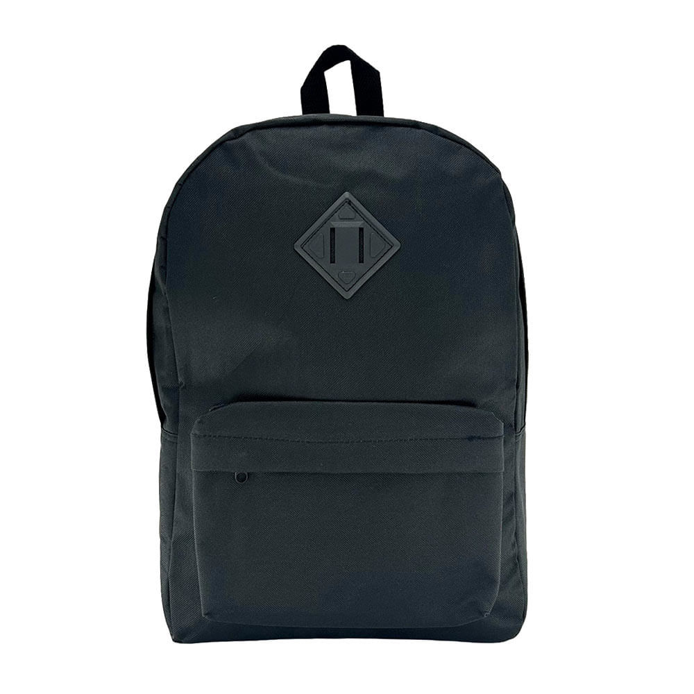 Mochila Poliéster Preta 30x42x13.5cm CV255413 Loffice