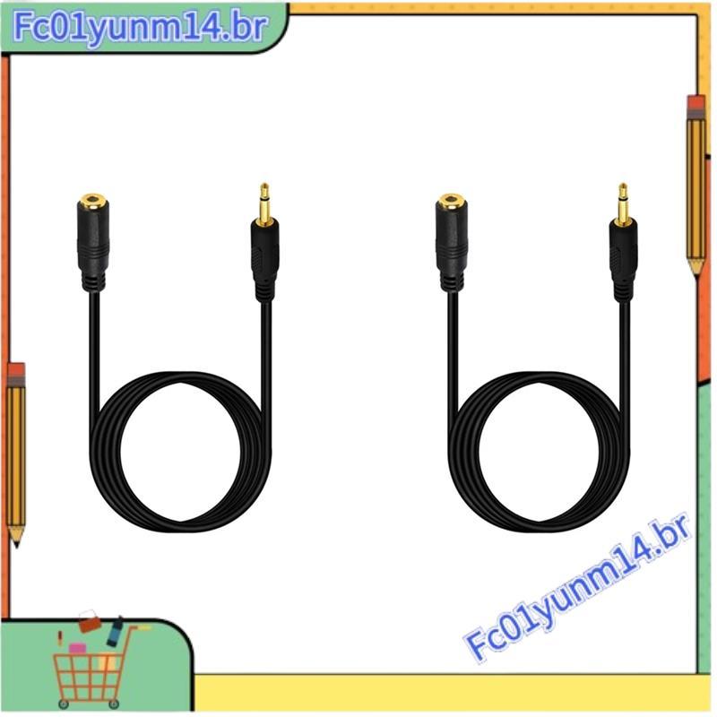 Cabo De Extensão Mono De 3.5 Mm 3.5 1/8 " Monaural Mini Audio Plug Jack Conector De Áudio Fio De Entrada