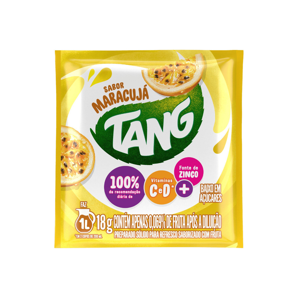 Tang Refresco em pó sabor maracujá 18g