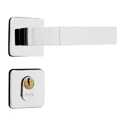 Fechadura MGM Externa 40 Roseta Moderna Cromado