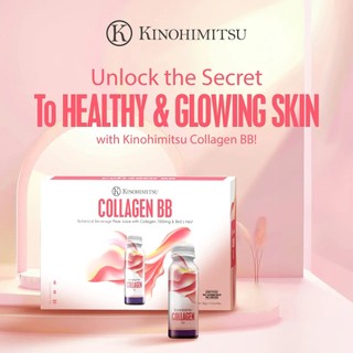 Kinohimitsu Collagen BB 10's (Cura de Cicatrizes e Acne) *Cura Cicatrizes, Repara Acne* Bebida de Suco para Beleza da Pe