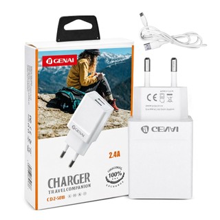 Carregador para Android Type-C com Cabo de 1m (PD 5V/2,4A Lightning)