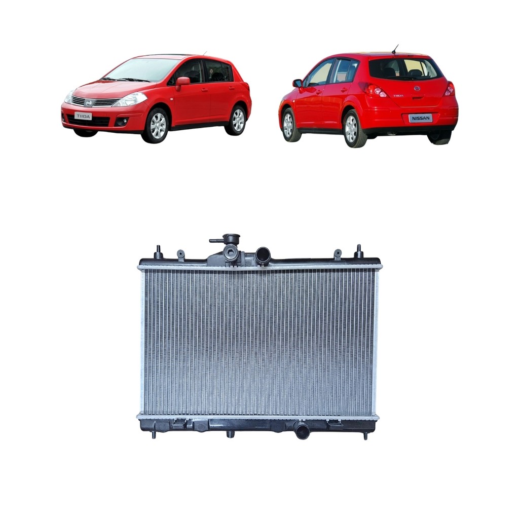 RADIADOR TIIDA 1.8 MANUAL COM E SEM AR CONDIOCIONADO 2009 2010 2011 2012 2013 2014