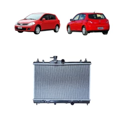 RADIADOR TIIDA 1.8 MANUAL COM E SEM AR CONDIOCIONADO 2009 2010 2011 2012 2013 2014