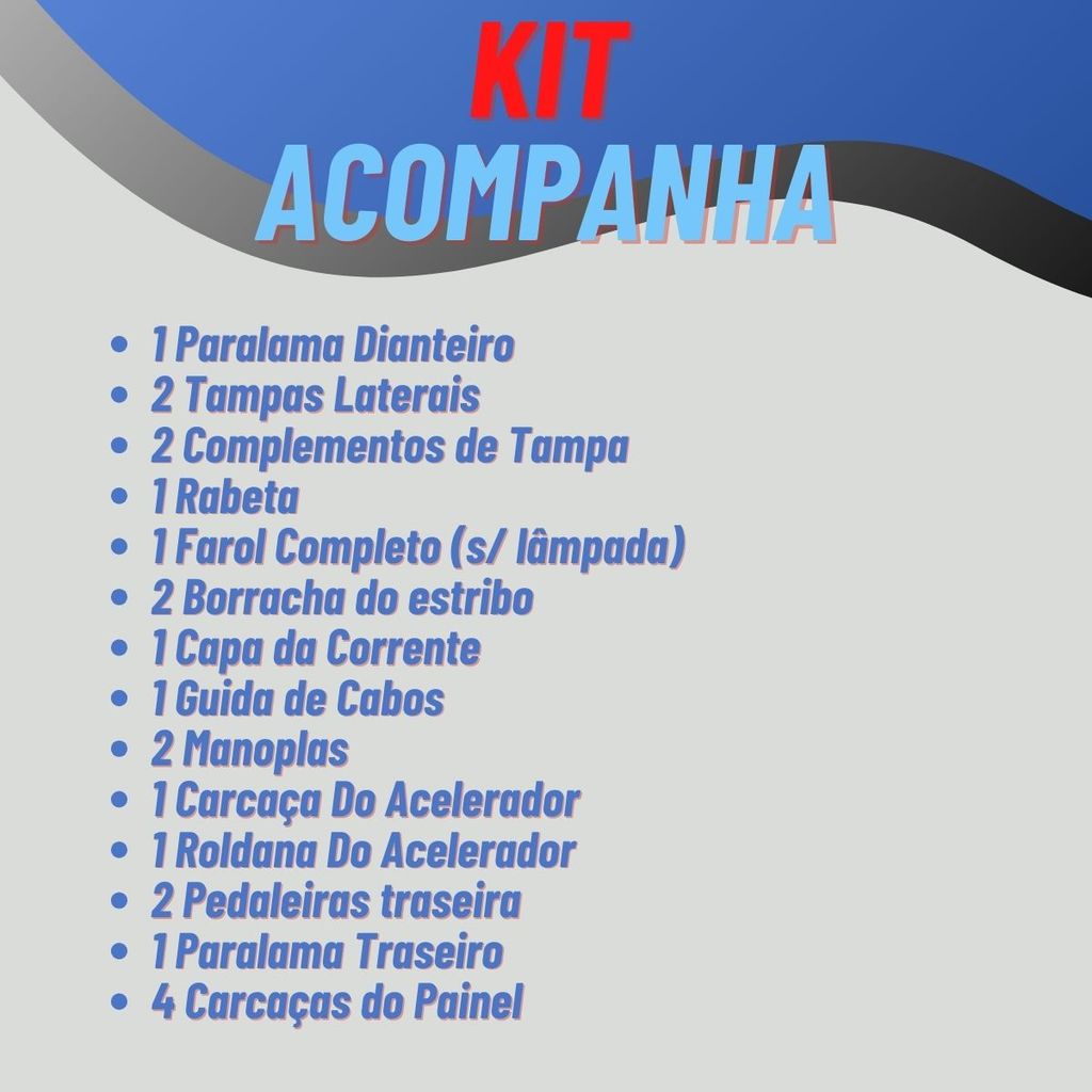 CARENAGEM PAINEL CG 150 TITAN 2004 A 2008 COMPLEMENTO RABETA — imagem 2 de 2