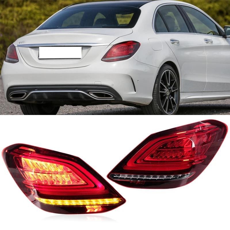 2059067103 Para Mercedes Benz C-Class W205 C180 C200 C260 2019-2020 LED Luz Traseira Lâmpada De Freio De Sinal De Volta 