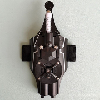 Lançador do Homem-Aranha Automático Núcleo Elétrico Brinquedo de Tecnologia Preta de Seda de Aranha Corda Pulso B BKSW