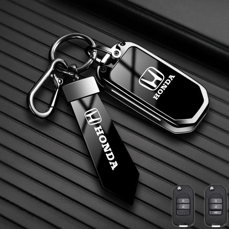 Capa De Metal Para Chave Remota , Chaveiro Honda Civic HRV CRV XRV CR-V Crider Odyssey Piloto Accord JAZZ