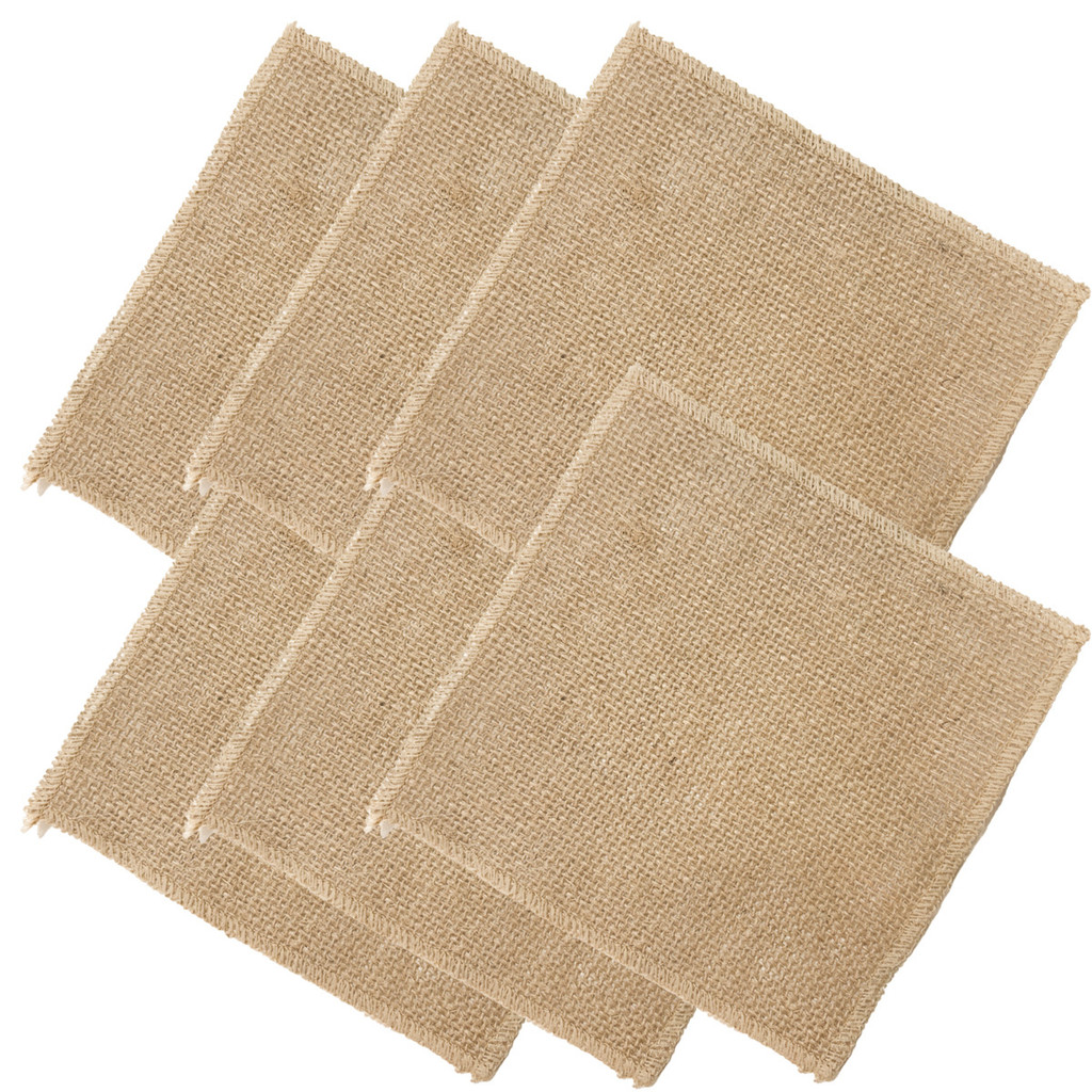 Porta-copos de costura de juta, estilo nórdico simples, estilo Ins, almofada de isolamento térmico, Anti-escaldante, res
