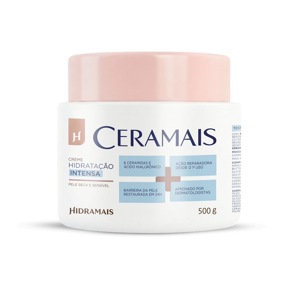 Creme Hidratante Ceramais Hidramais - 500g