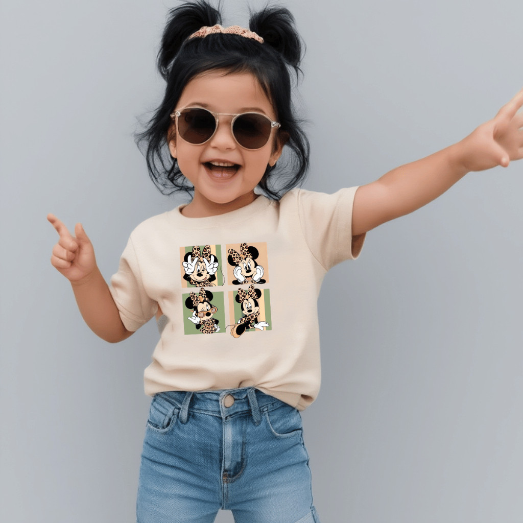 Camiseta Infantil Estampada Criança 100% Básica Manga Curta Unissex Masculina e Feminino Básica Desenho Animado