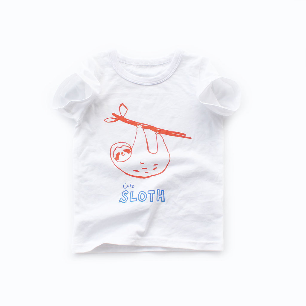 Comércio exterior roupas infantis pedido diário crianças dos desenhos animados camiseta meninos verão lontra de manga cu
