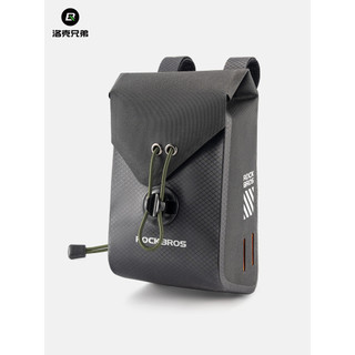 Rock irmãos bicicleta à prova dwaterproof água guiador lanche saco dobrável estrada cauda saco feixe dianteiro saco de a