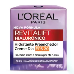 Loreal Revitalift Hialurônico Diurno Fps20 50ml