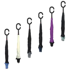 Guarda-Chuva Invertido Manual Flip 1,20m Cabo C Cores Sortidas Bel