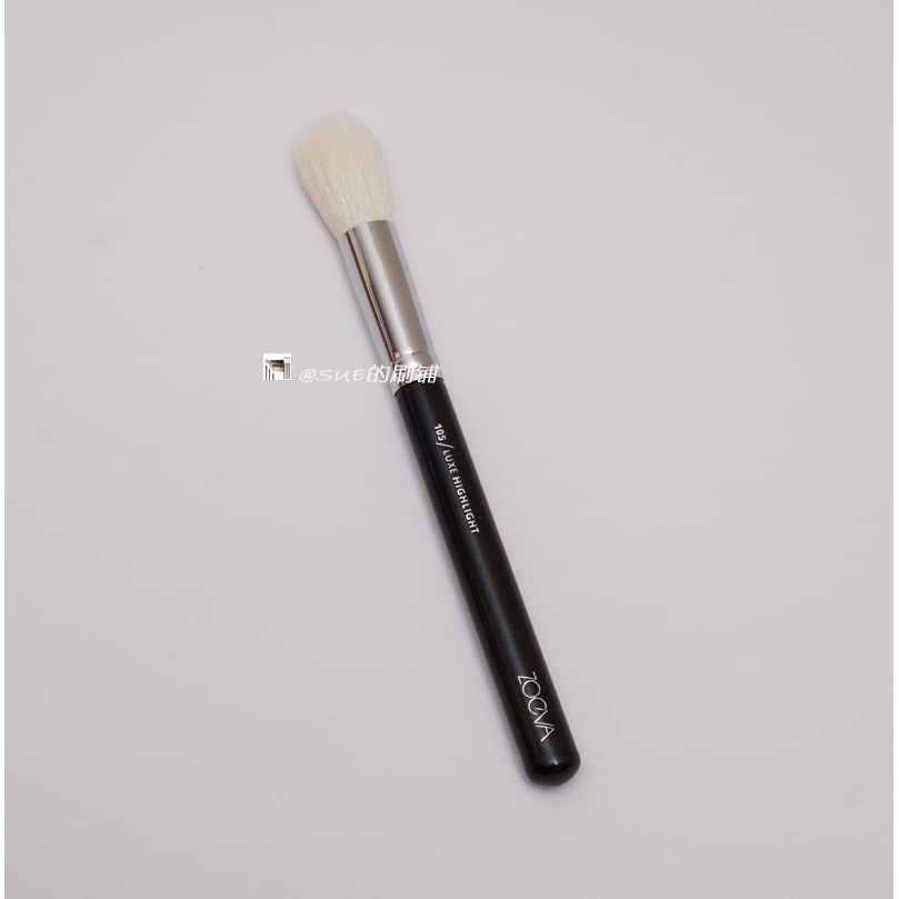 Zoeva pincel de destaque/pincel de maquiagem facial iluminador luxo destaque lã pincel de maquiagem de cabelo de Animal