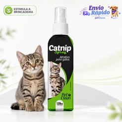 Catnip Spray Líquido Atrativo para Gatos Pet Clean - 120 ml
