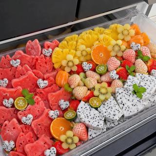 Bens de verão forma de frutas molde melancia Kiwi manga impressão doméstica prato de qualidade alimentar ferramenta ader