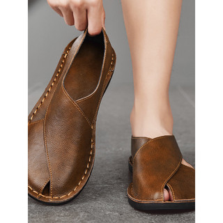 Monk sandálias masculinas verão exterior wear praia sandálias casuais britânicas sandálias de condução antiderrapante re