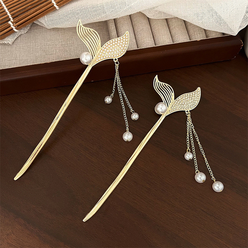 Sereia cauda borla hairpin feminino verão simples moderno High-End moderno hairpin hairpin fada hairpin acessórios de ca