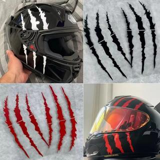 Adesivos De Motocicleta, Capacete De Vinil Com Garra De Demônio , Cobrindo Arranhões Para Carro DIY
