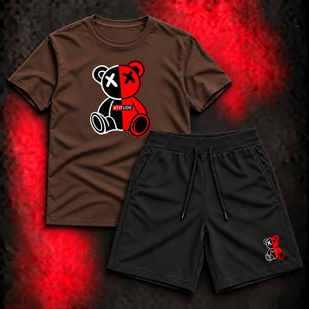 Conjunto Infantl Kit Masculino Conjunto Menino Infantil Kit Conjunto infantil Bermuda + Camisa Kids