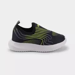 Tênis Infantil Masculino Bibi Flash Azul-Marinho e Verde