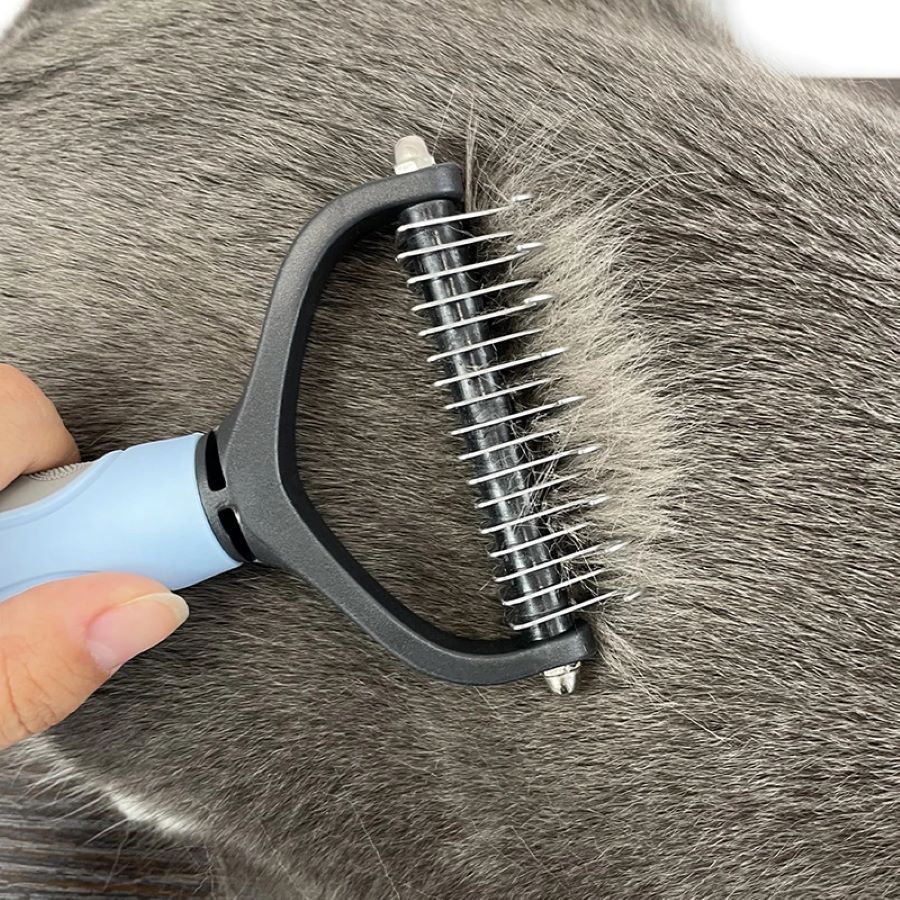 Desembolador De Pelos Para Pet Cachorro e Gato Escova Pente Rasqueadeira WL-2681