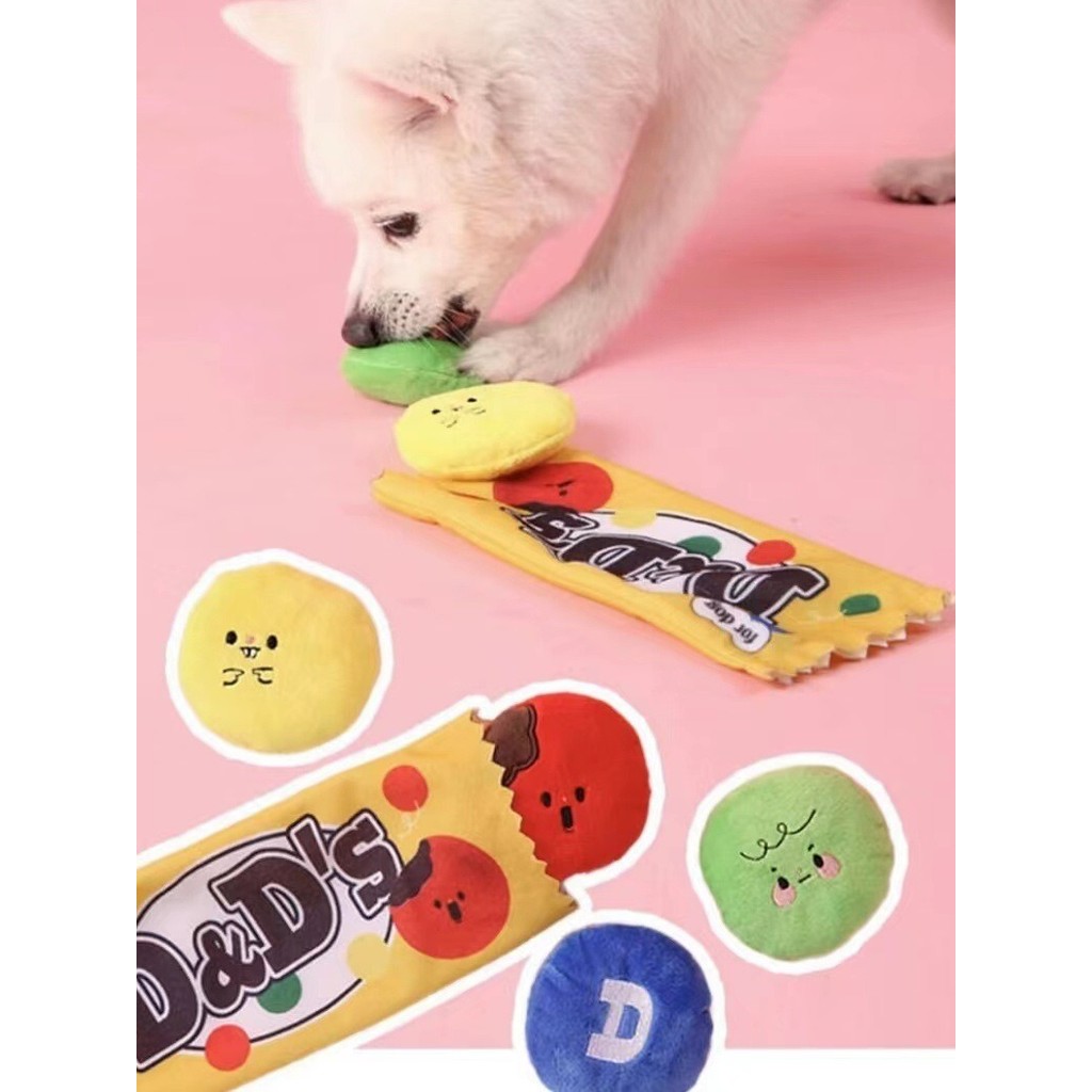 Brinquedos para cães, resistente à mordida, comida tibetana, brinquedos para animais de estimação, molares de gato, cons