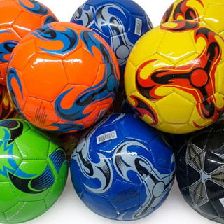 Kit 10 Bola Futebol Tamanho Grande Nº 5 Costurada Couro Sintético MSFILM