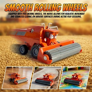 Modelo De Brinquedo De Liga De Colheitadeira Combinada De Filmes De Carros-Veículo Colecionável Para Fãs Infantis