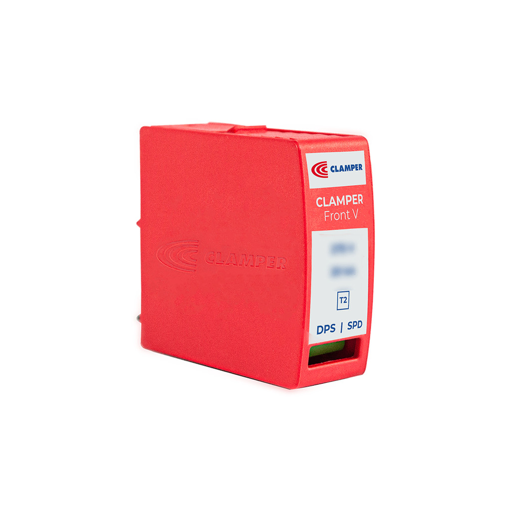 Plugue CLAMPER Front 20kA - Protetor contra surtos (DPS) para quadros elétricos