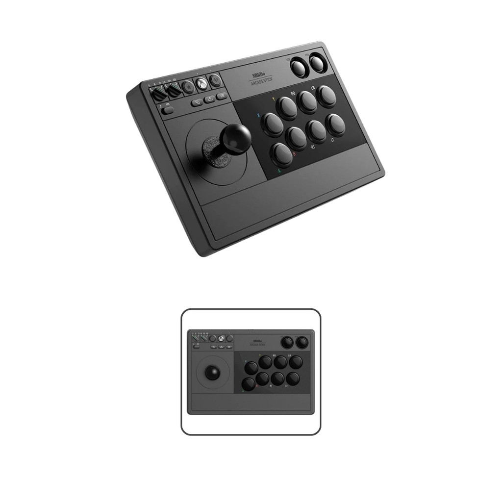 Controle Arcade Stick 8BitDo Xbox Wireless Preto 81JA02D
