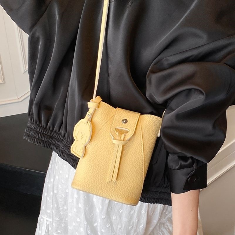 Super quente pequeno saco feminino 2026 novo estilo na moda linha High-End sentimento balde saco All-Match bolsa de ombr