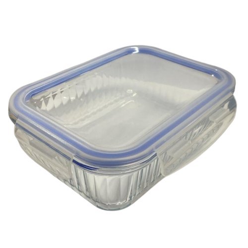 pote vidro hermética borossilicato 1040ml tampa silicone azul Lehavi