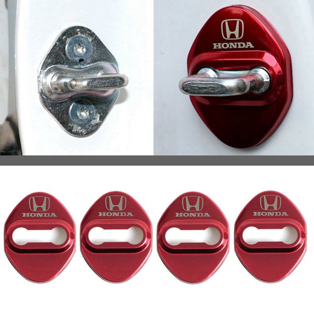 Acessórios para carros, capa protetora para a fechadura da porta, para Honda Fit, Civic, HR-V, Accord, adesivos decorati