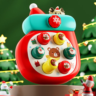 Estoque de Natal Feliz Whack-a-Mole Brinquedos Infantis Brinquedos Interativos Duplos Educação Infantil Brinquedos Educa