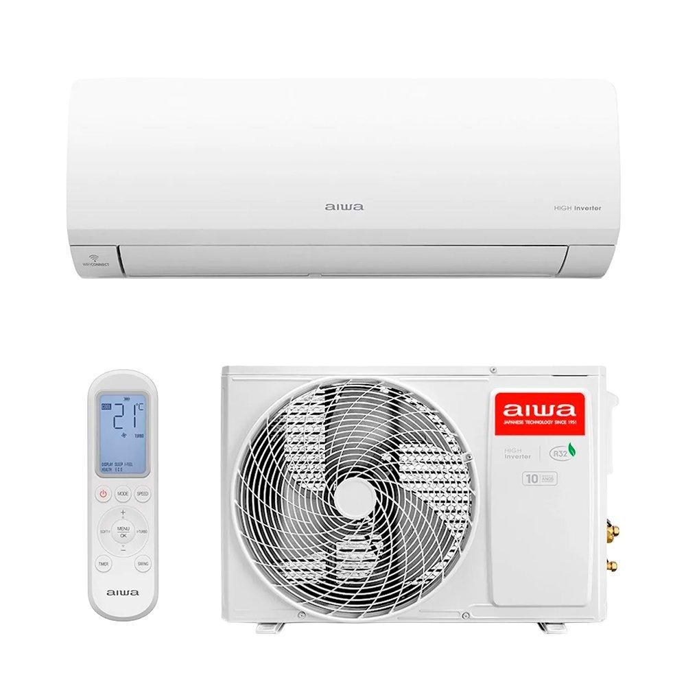 Ar Condicionado Split 9000BTUS Aiwa AWS-AC-9F - Inverter Frio Interno + Externo 220V