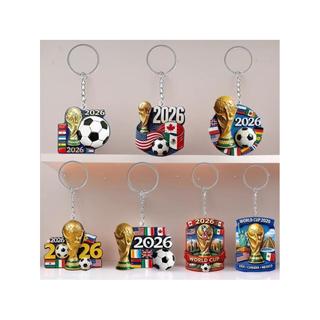 2026 Megamo Copa do Mundo Acrílico Chaveiro Hercules Cup Bolsa de Futebol Pingente Fã Presente Comemorativo