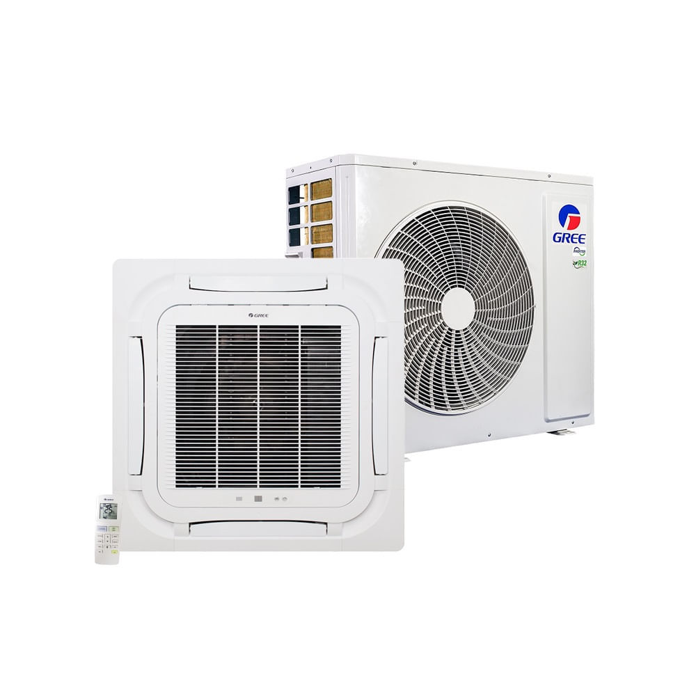 Ar Condicionado Split Cassete Gree G-Prime Compact Inverter 56000 BTU/h Frio Monofásico GULD56T1/A-S - 220 Volts — oferta na Shopee