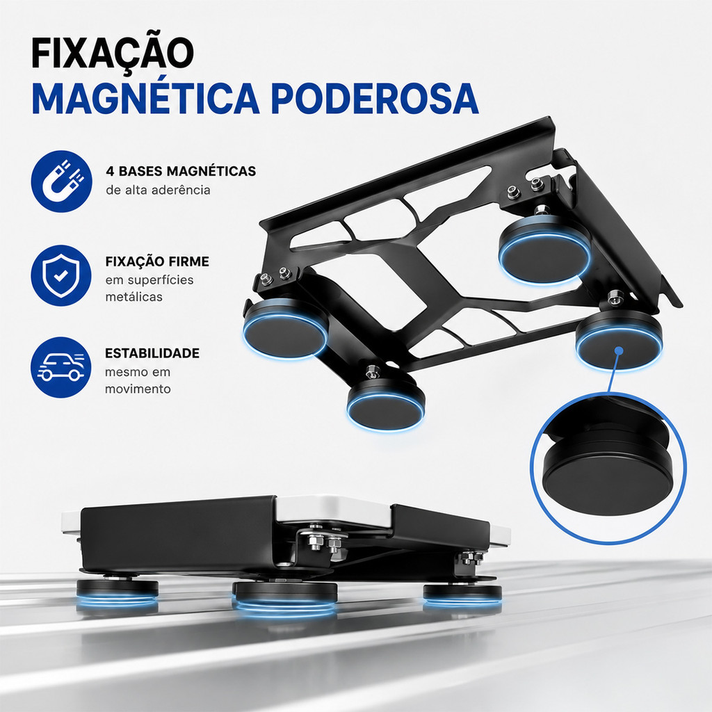 PerfeitoG-Suporte magnético para Starlink Mini para montagem no teto externo de metal. durável