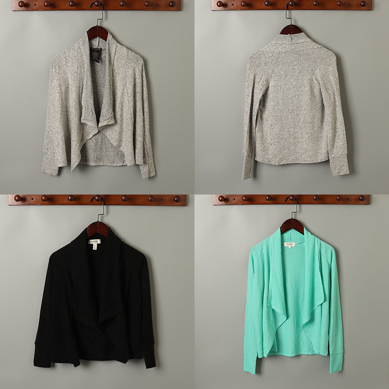 Comércio exterior grandes crianças meninas primavera outono pele fina Cardigan manto tamanho grande pai-filho jaqueta 12