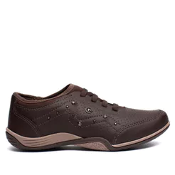 Tênis Feminino Kolosh Hades Calce Fácil Casual Marrom