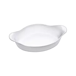 Assadeira Nadir Opaline em Vidro Oval 1L