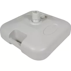 Base Plástica Para Guarda-sol e Ombrellone 18 Kg Quadrada Branca Bel